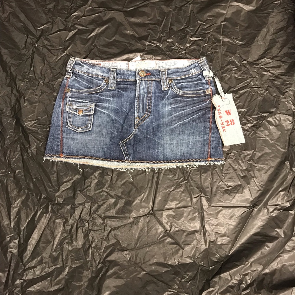 Brand new never worn Jean mini skirt